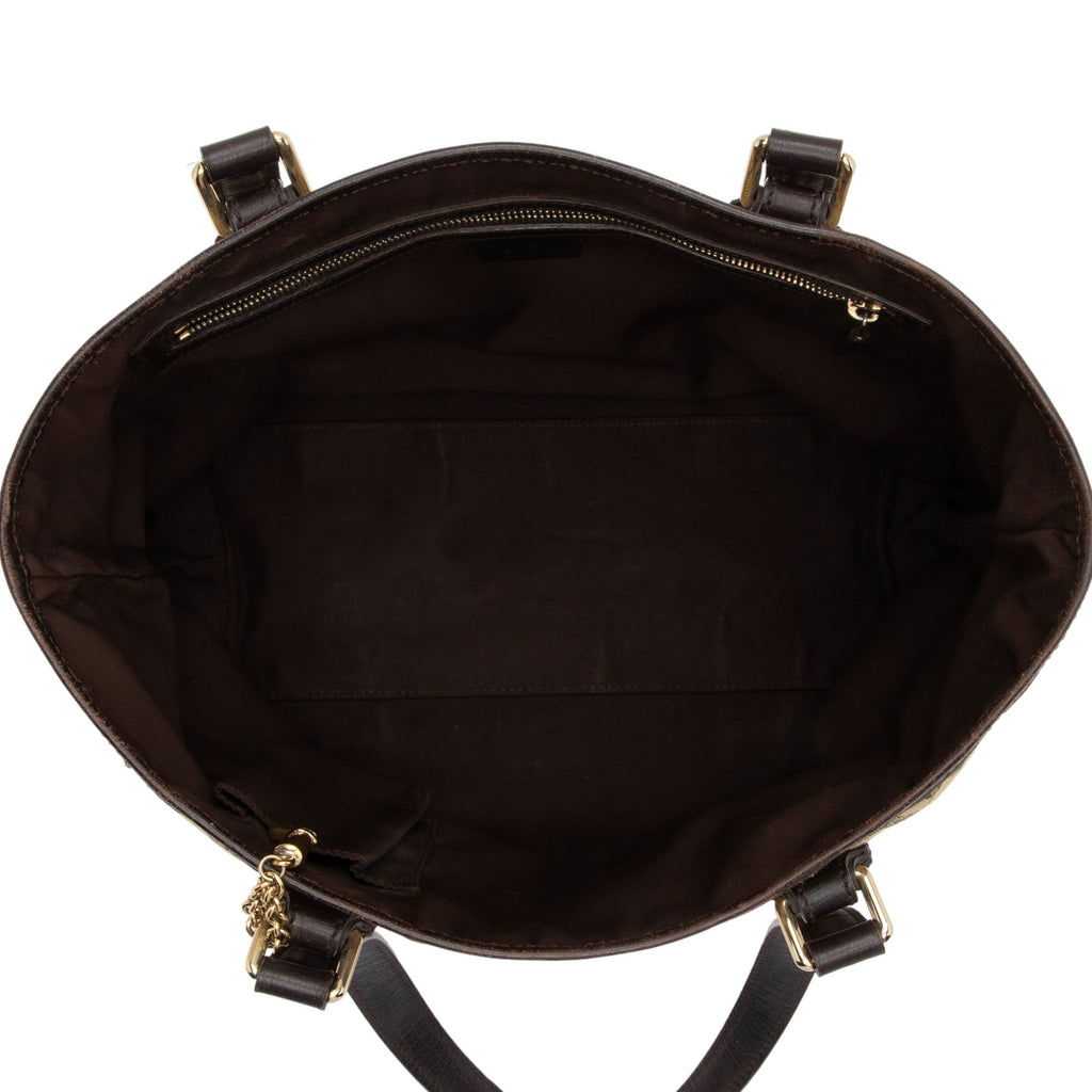 Gucci GG Canvas Jolicoeur Medium Tote (SHF-U5hUpD)