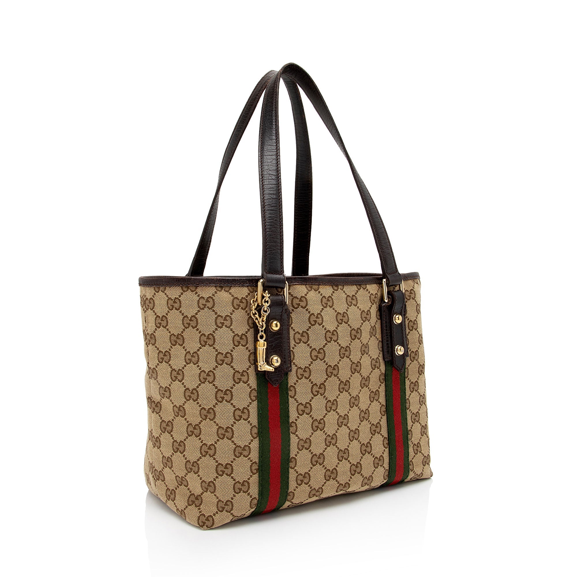 Gucci GG Canvas Jolicoeur Medium Tote (SHF-U5hUpD)
