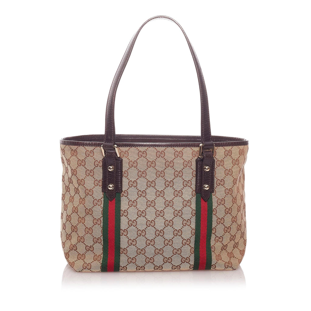 Gucci GG Canvas Jolicoeur Tote Bag (SHG-29116)