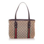 Gucci GG Canvas Jolicoeur Tote Bag (SHG-29116)