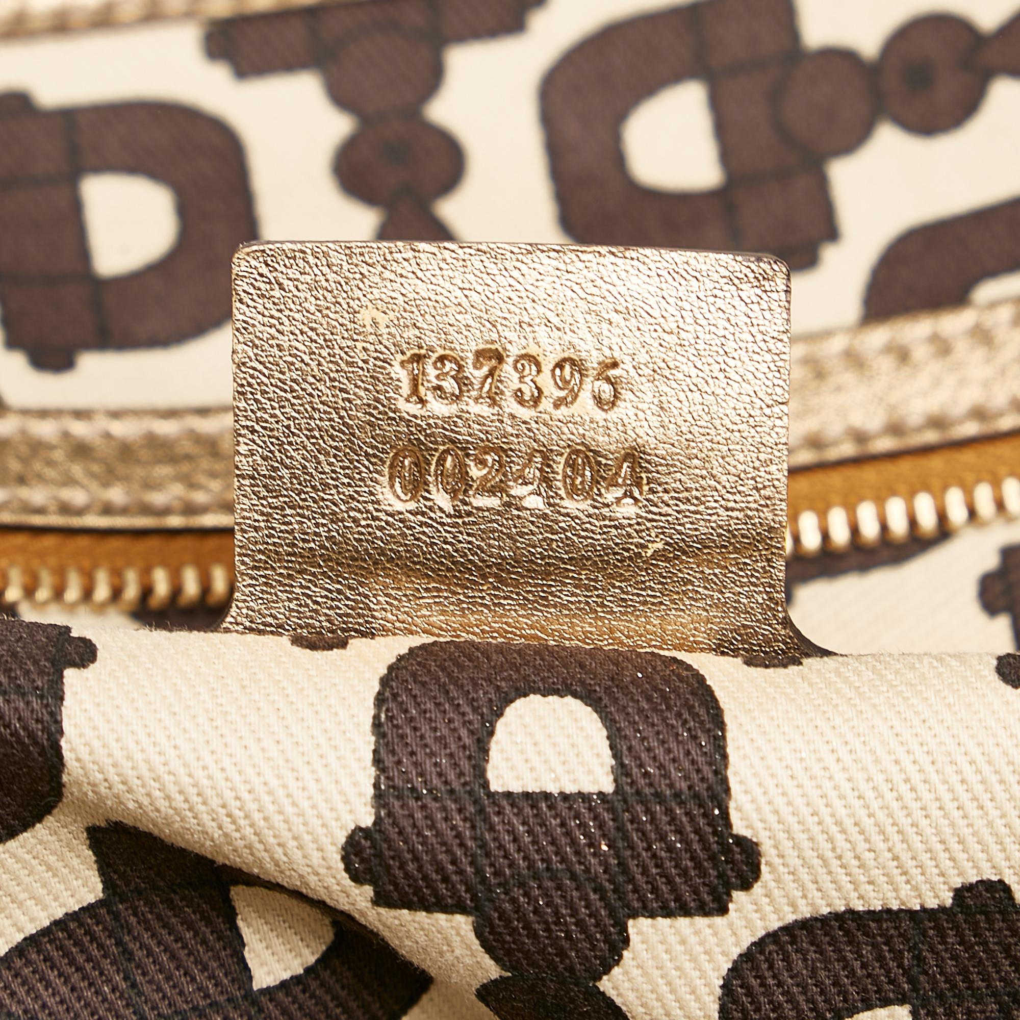 Gucci GG Canvas Jolicoeur Tote Bag (SHG-31269)