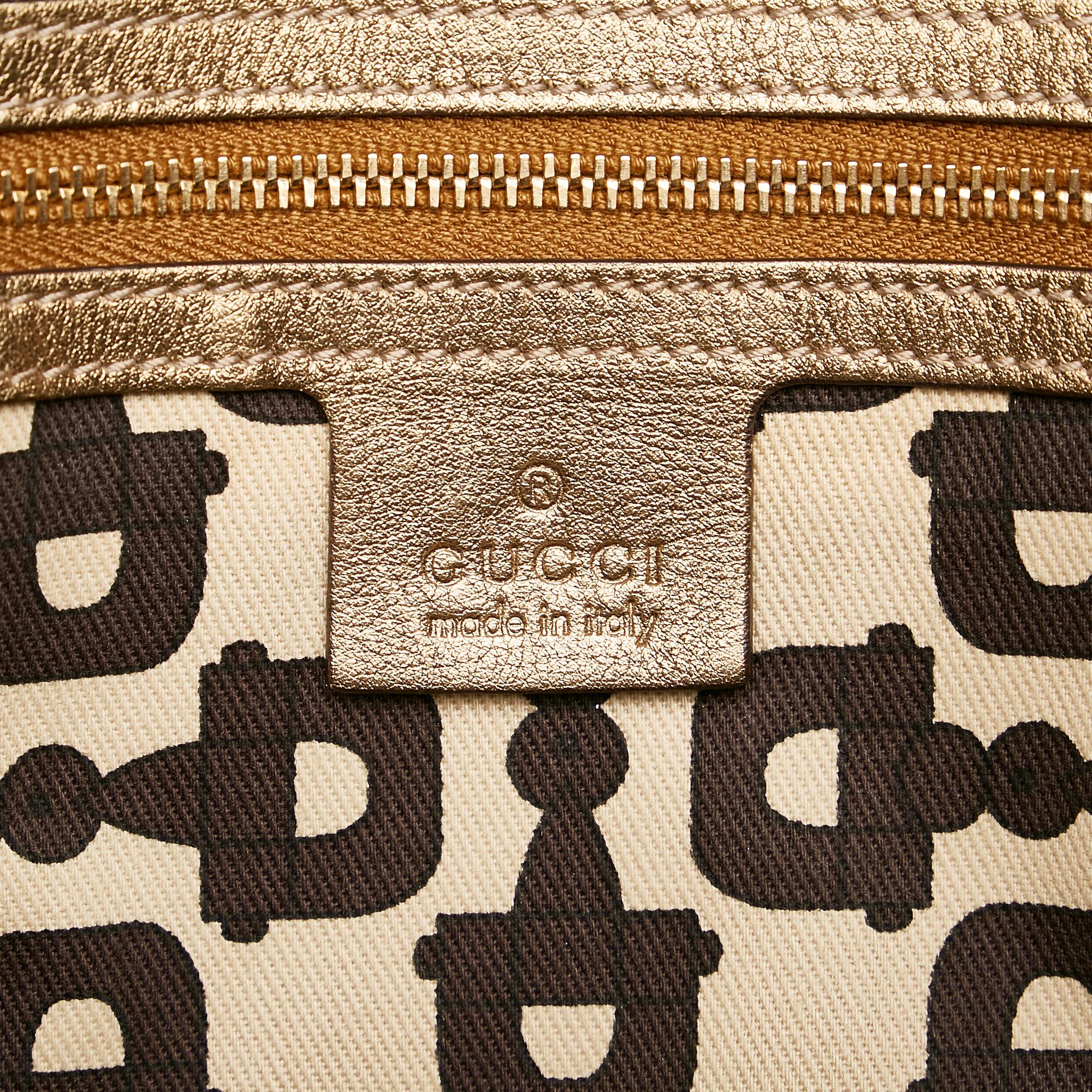 Gucci GG Canvas Jolicoeur Tote Bag (SHG-31269)