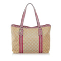 Gucci GG Canvas Jolicoeur Tote Bag (SHG-32059)