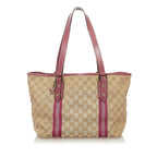 Gucci GG Canvas Jolicoeur Tote Bag (SHG-32700)