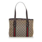 Gucci GG Canvas Jolicoeur Tote Bag (SHG-33679)