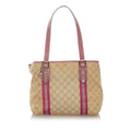 Gucci GG Canvas Jolicoeur Tote Bag (SHG-34727)
