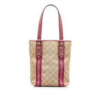 Gucci GG Canvas Jolicoeur Tote Bag (SHG-mqvaTI)