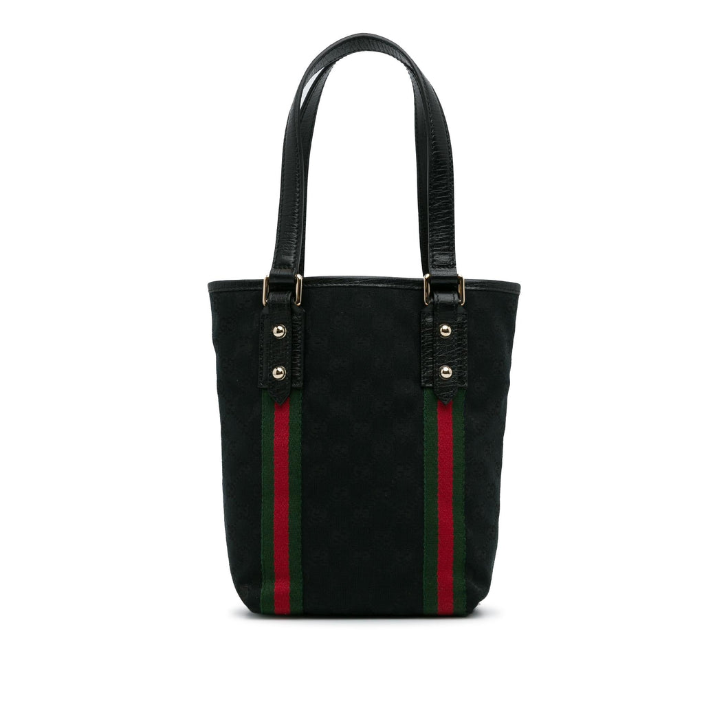 Gucci GG Canvas Jolicoeur Tote Bag (SHG-SQ1qua)