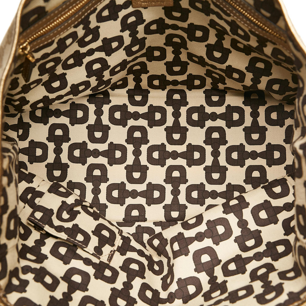 Gucci GG Canvas Jolicoeur Tote (SHG-lccp95)