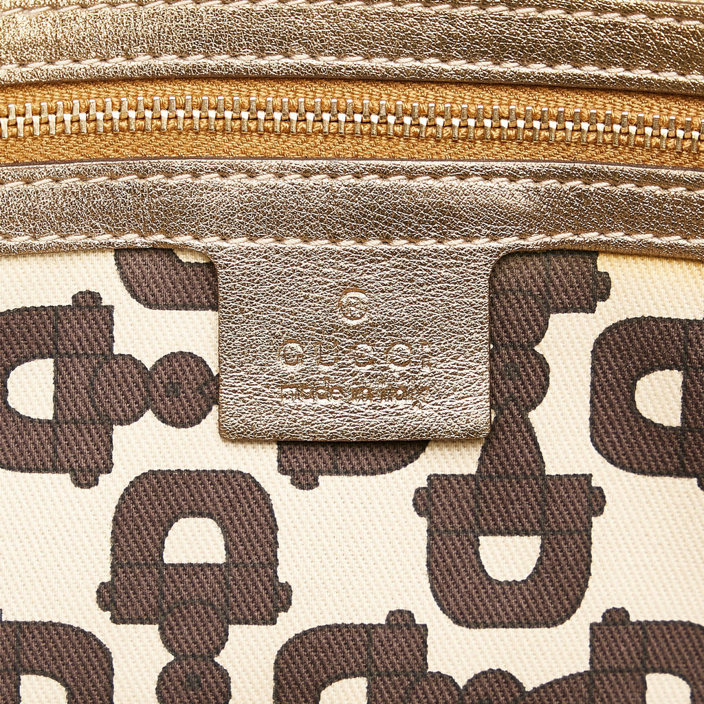 Gucci GG Canvas Jolicoeur Tote (SHG-lccp95)