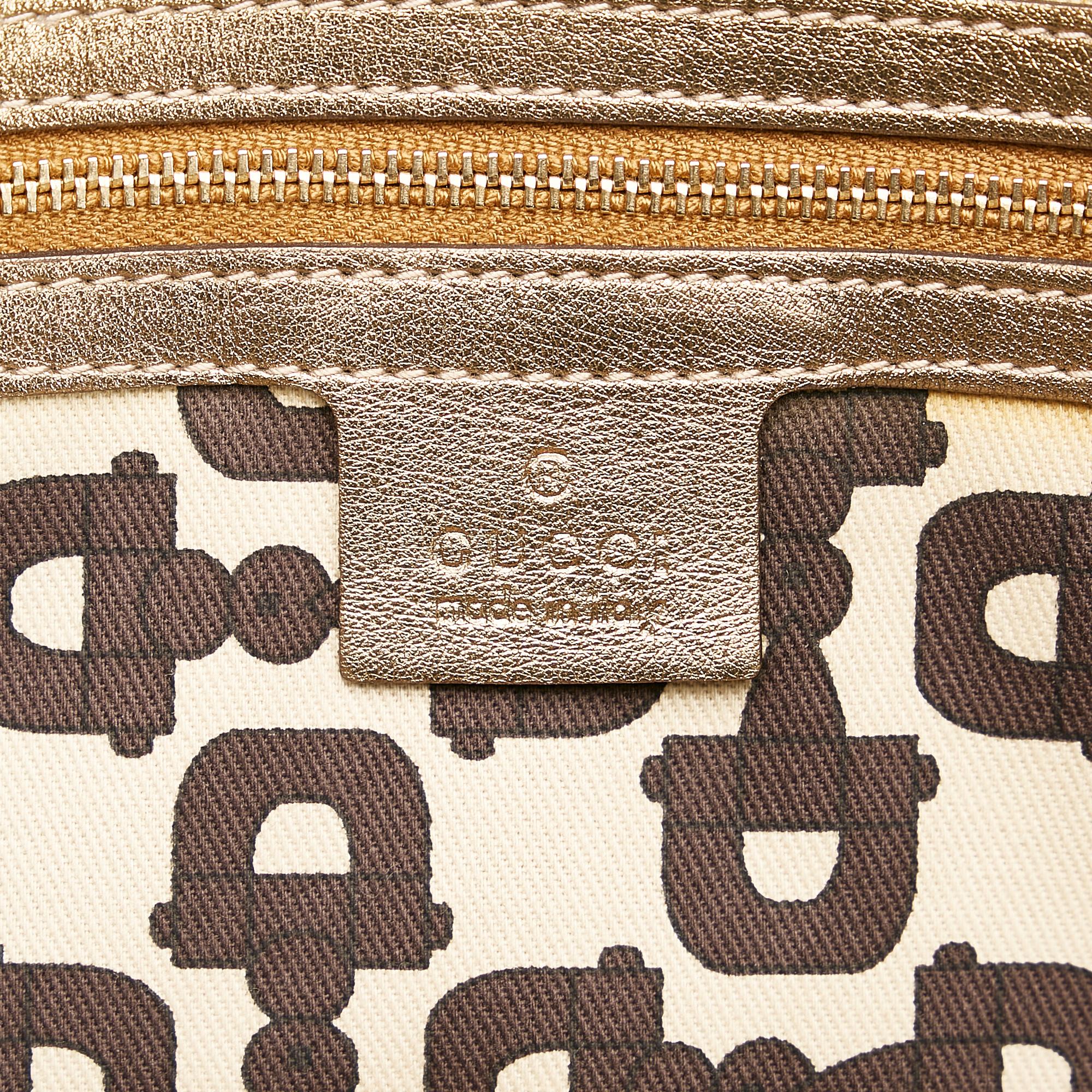 Gucci GG Canvas Jolicoeur Tote (SHG-lccp95)