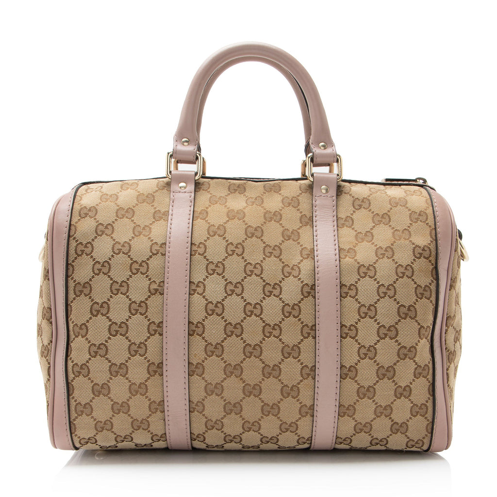 Gucci GG Canvas Joy Medium Boston Bag