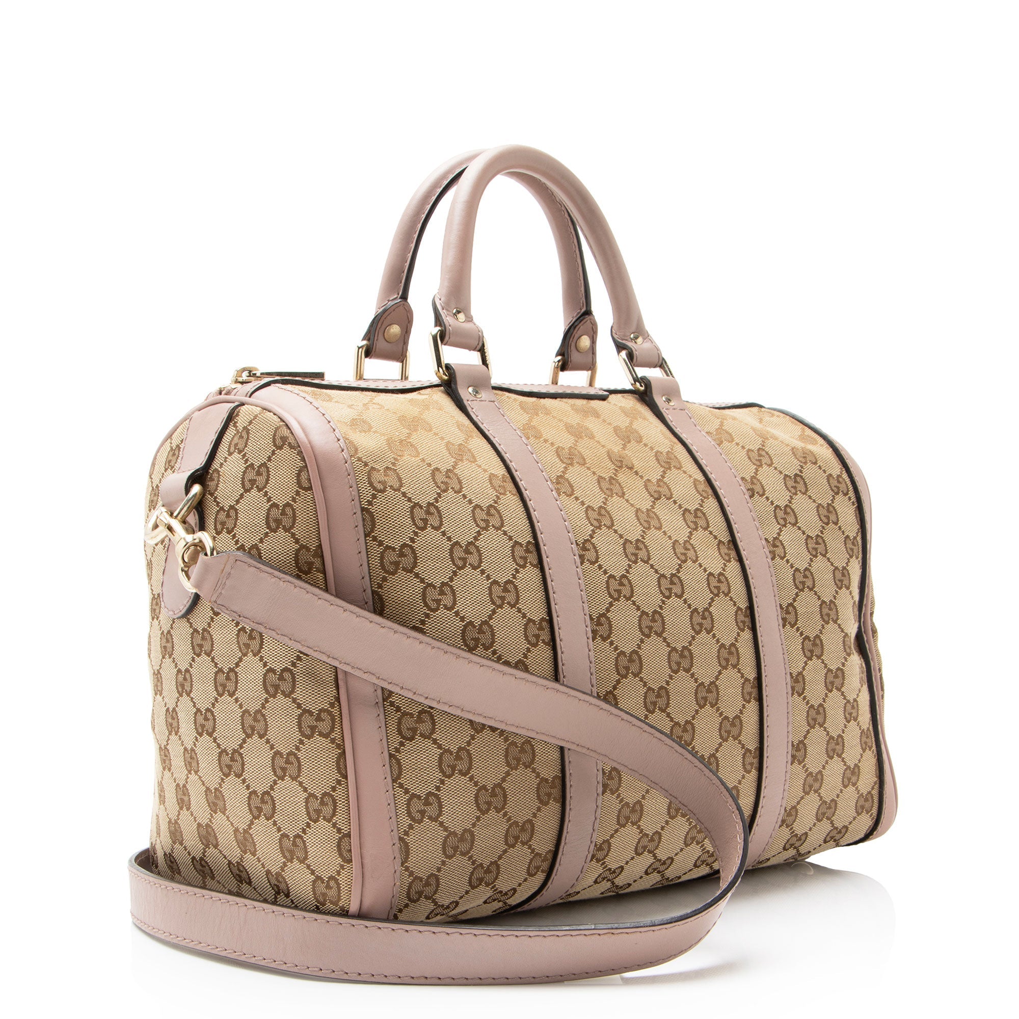 Gucci GG Canvas Joy Medium Boston Bag