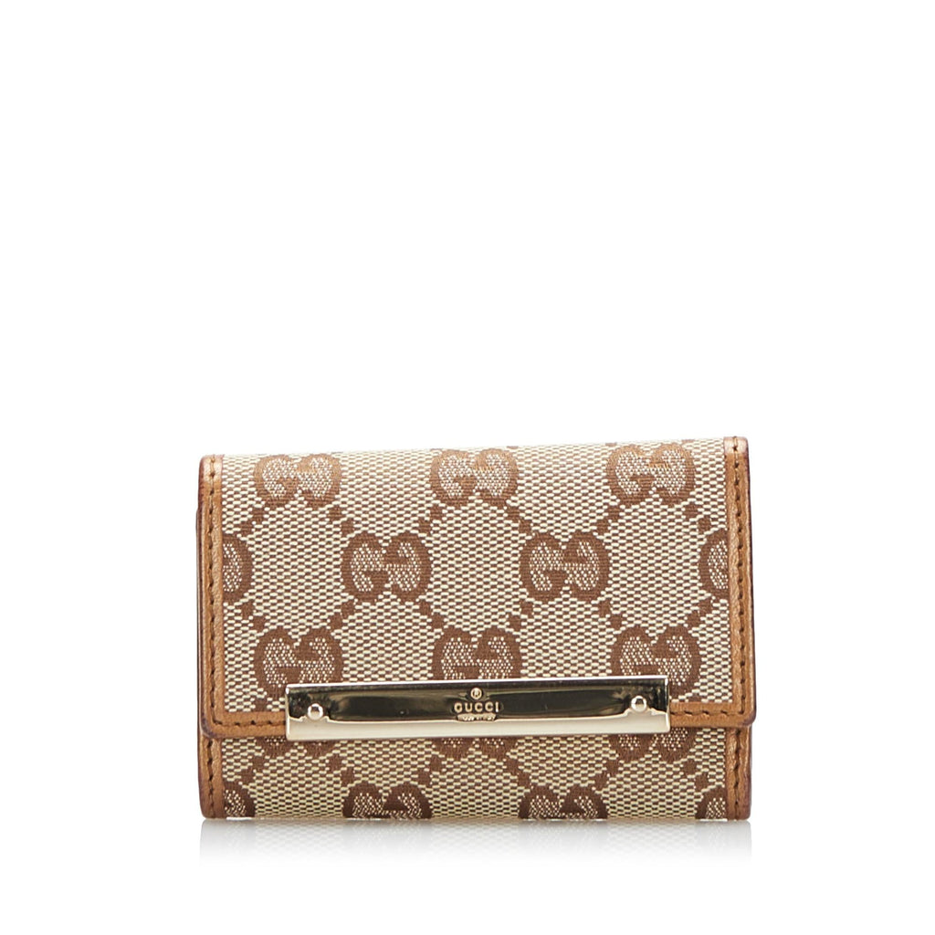 Gucci GG Canvas Key Holder (SHG-37778)