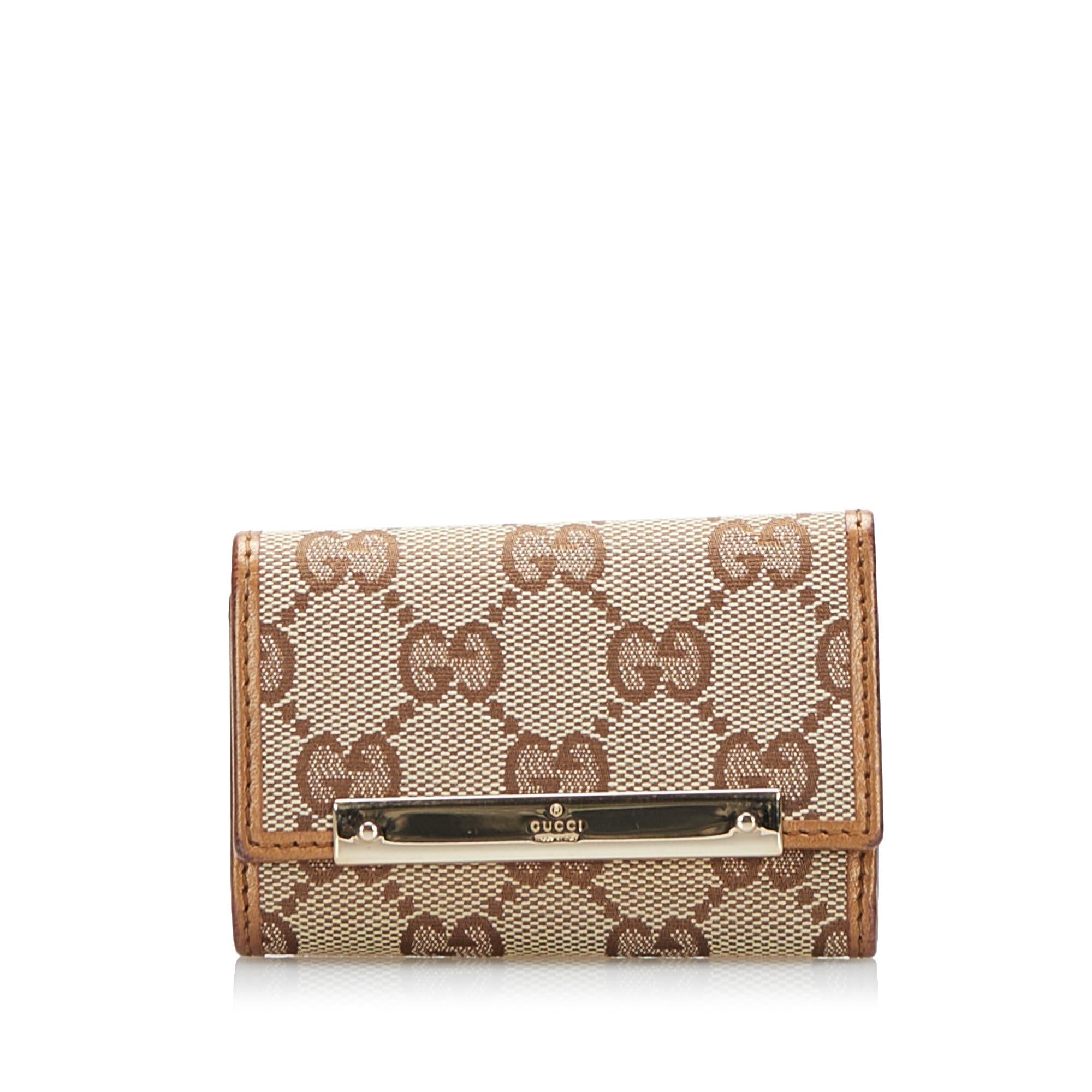 Gucci GG Canvas Key Holder (SHG-37778)
