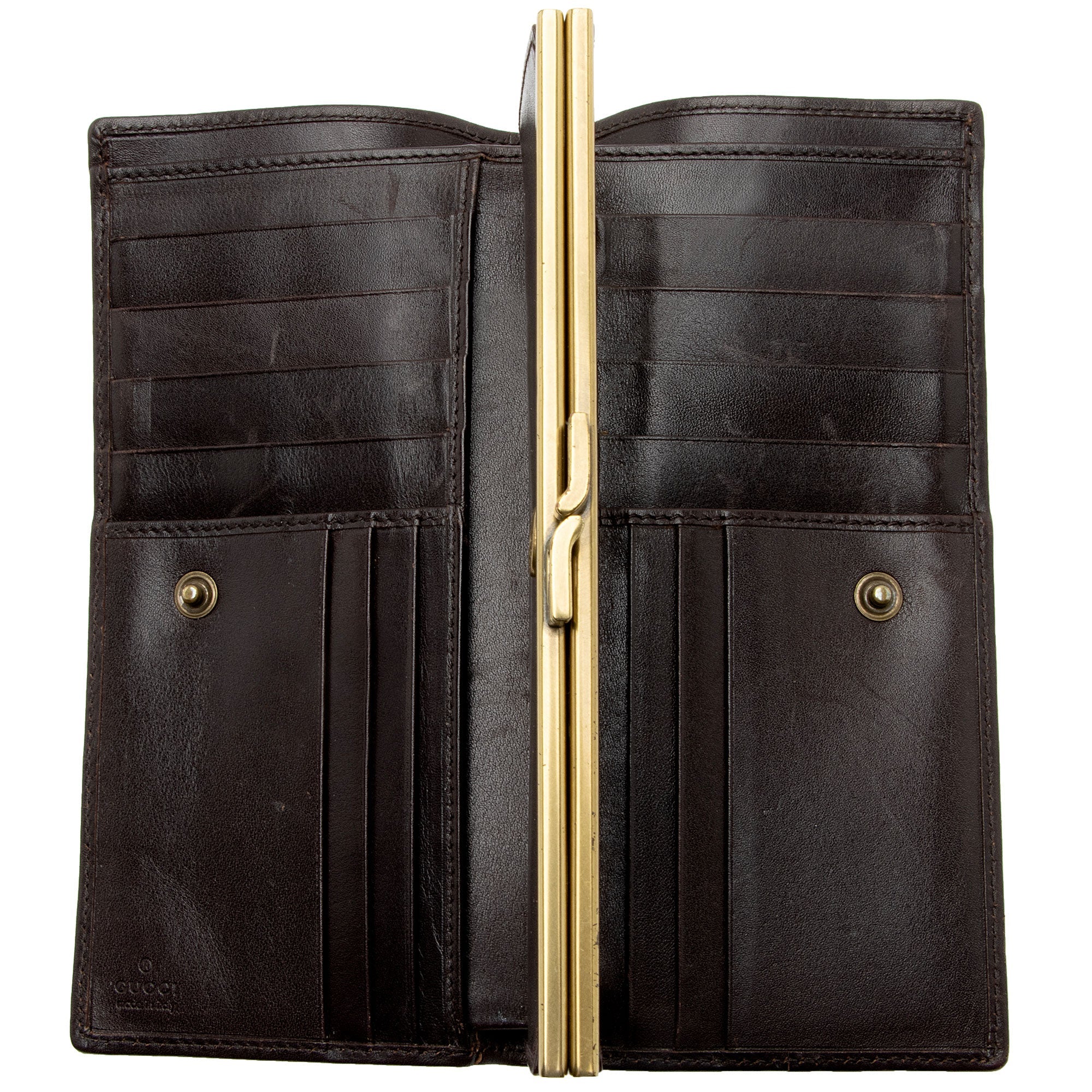 Gucci GG Canvas Kiss Lock Continental Wallet (SHF-xUmEf6)