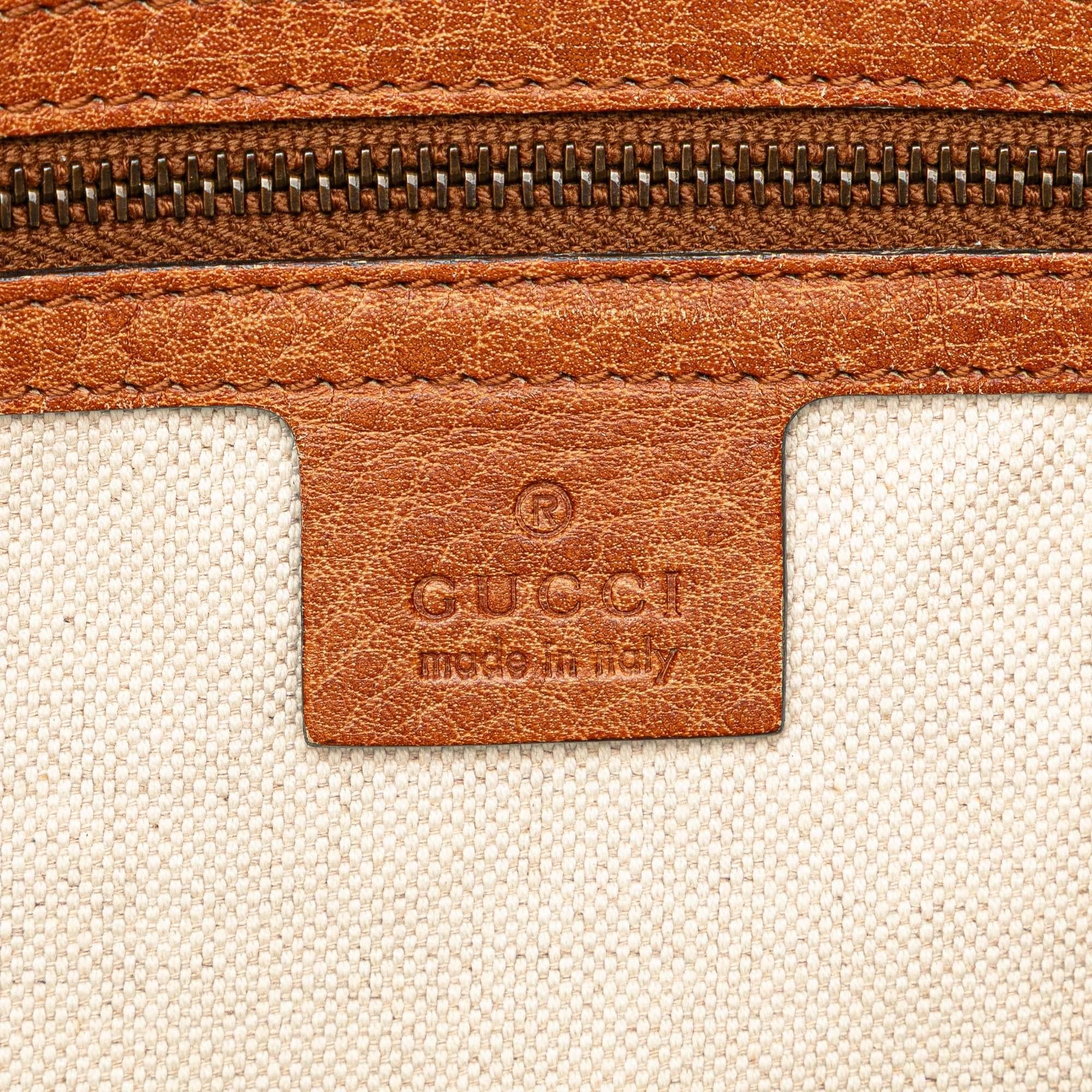 Gucci GG Canvas Laidback Crafty Handbag