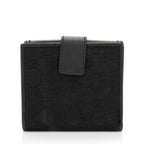 Gucci GG Canvas Leather Bamboo French Wallet (SHF-HzlezQ)