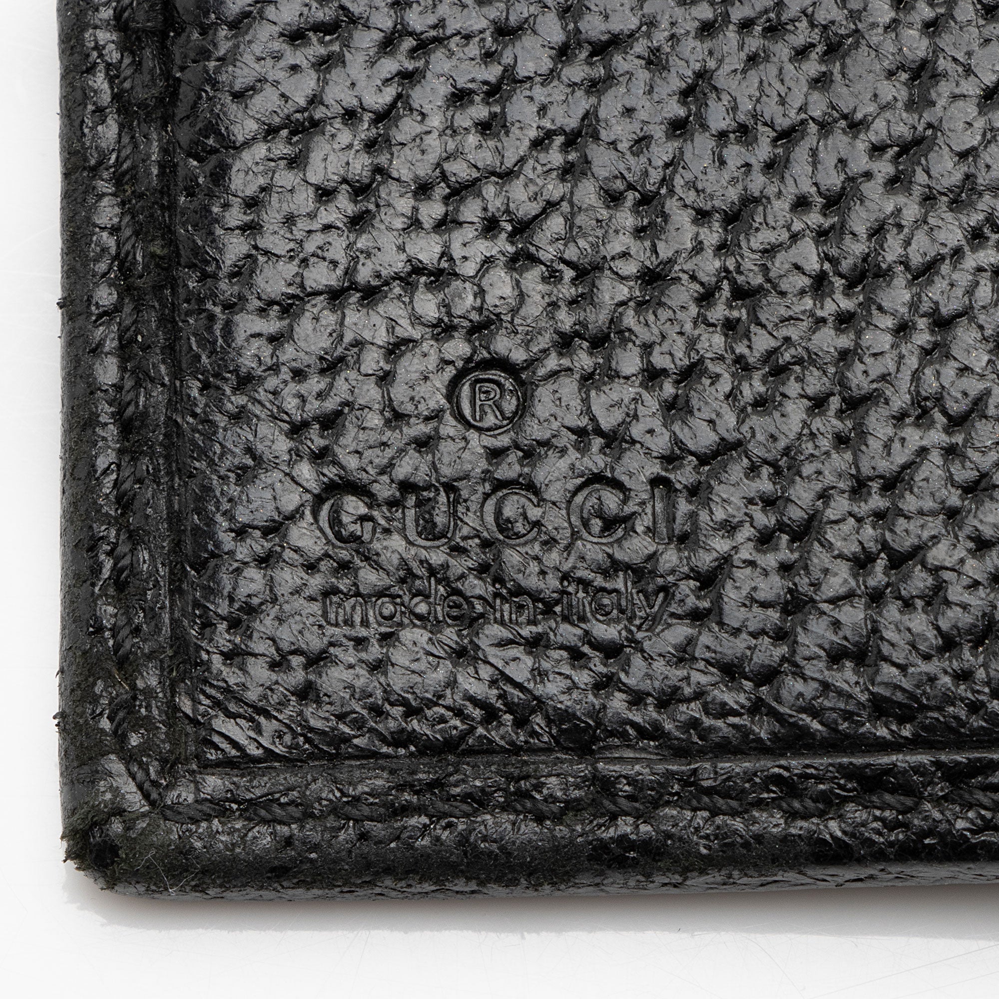 Gucci GG Canvas Leather Bamboo French Wallet (SHF-HzlezQ)