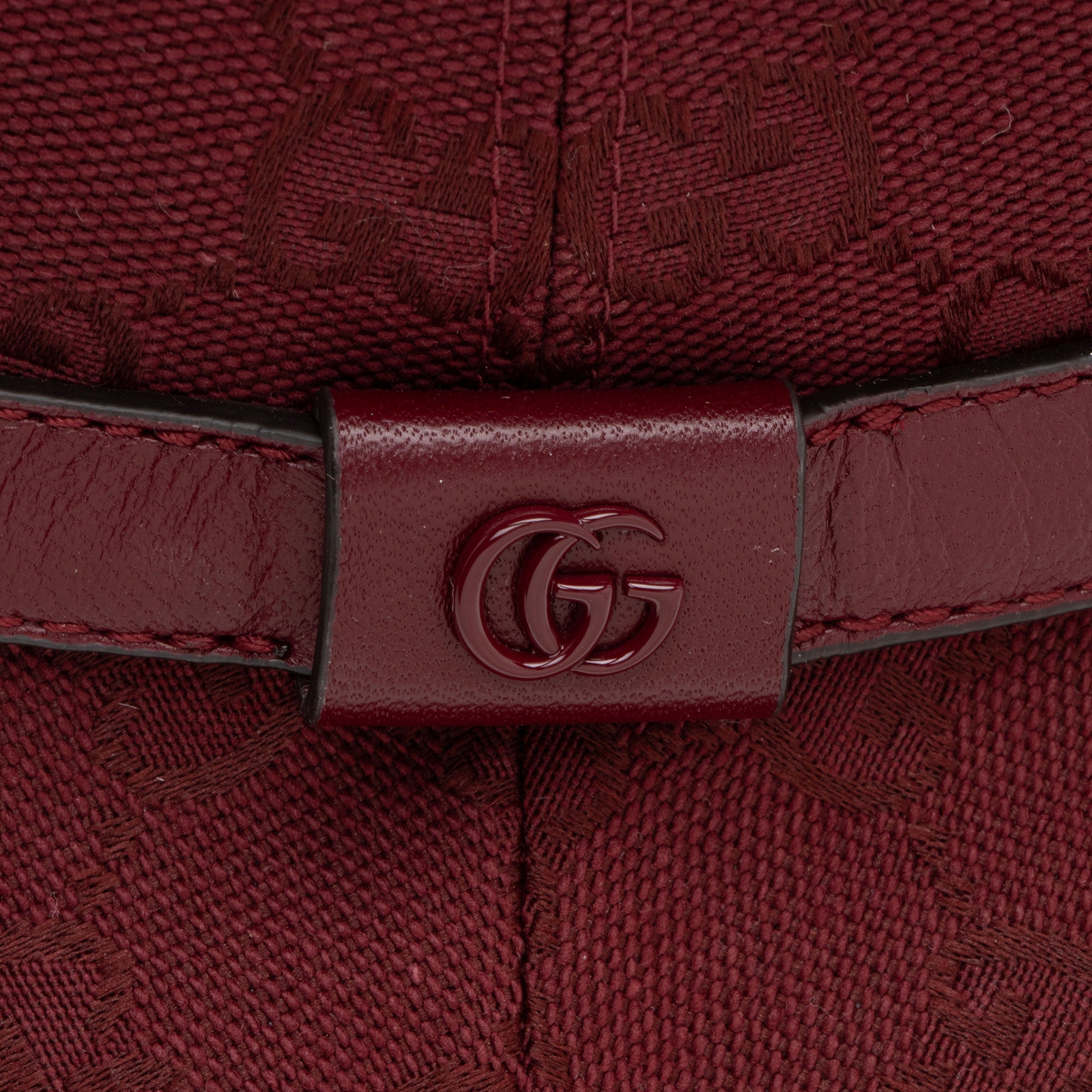 Gucci GG Canvas GG Marmont Leather Bucket Hat - Size L