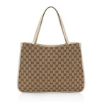 Gucci GG Canvas Leather Horsebit 1955 Tote (SHF-JmQOXy)