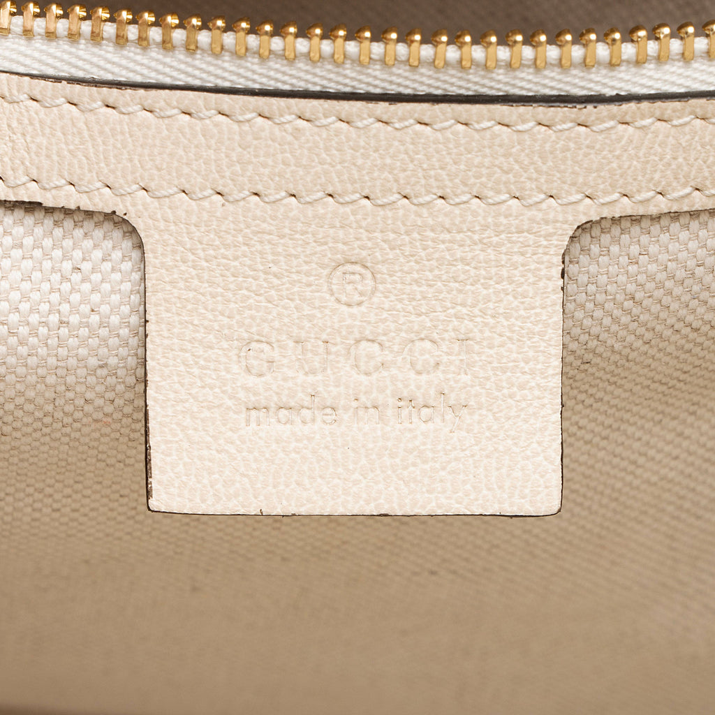 Gucci GG Canvas Leather Horsebit 1955 Tote (SHF-JmQOXy)