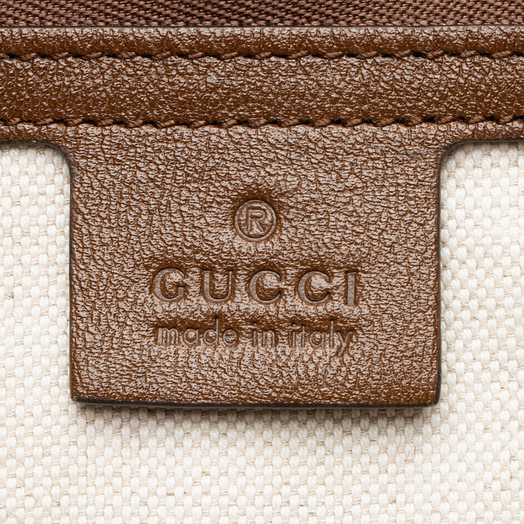 Gucci GG Canvas Leather Horsebit 1955 Tote