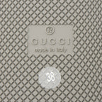 Gucci GG Canvas Leather Screener Sneakers - Size 8 / 38