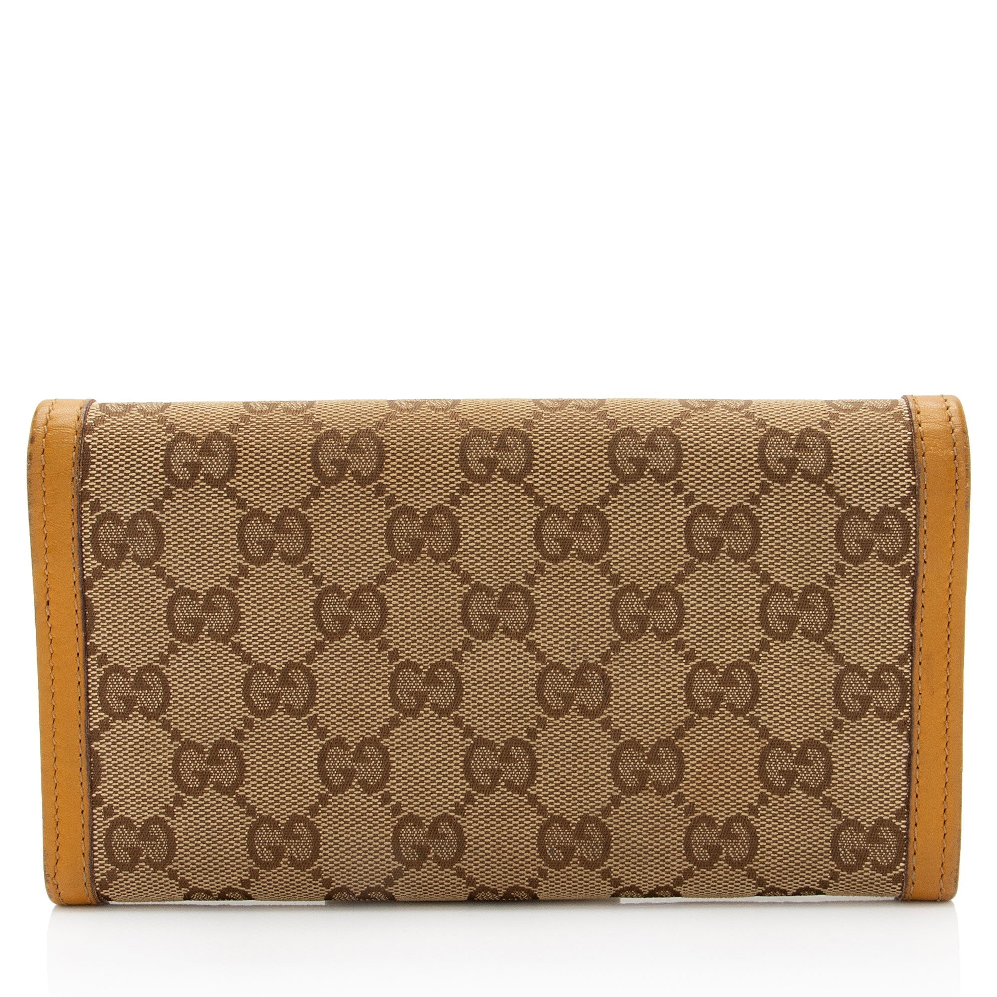 Gucci GG Canvas Leather Sukey Wallet (SHF-kBNDIb)