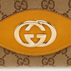 Gucci GG Canvas Leather Sukey Wallet (SHF-kBNDIb)