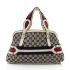 Gucci GG Canvas Leather Web Shoulder Bag (SHF-Syij4P)