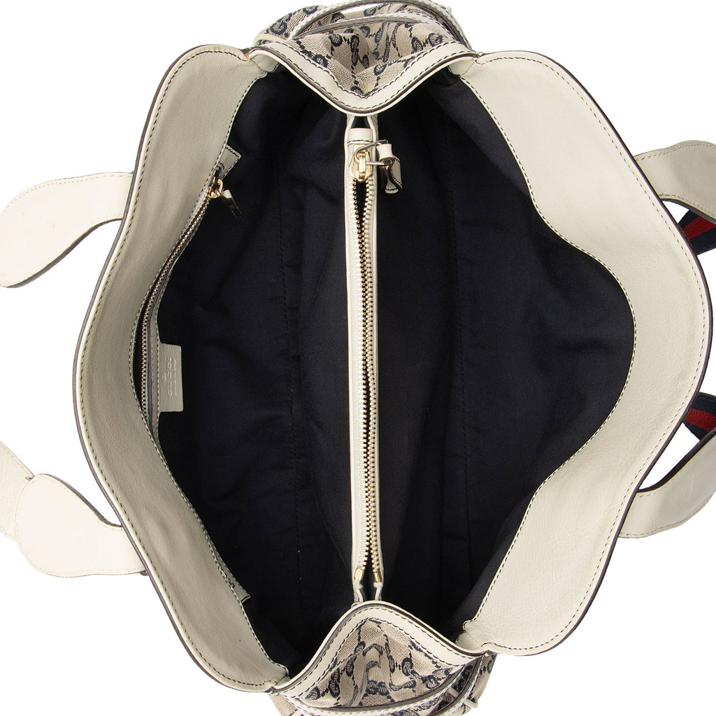 Gucci GG Canvas Leather Web Shoulder Bag (SHF-Syij4P)