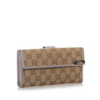Gucci GG Canvas Long Wallet (SHG-33229)