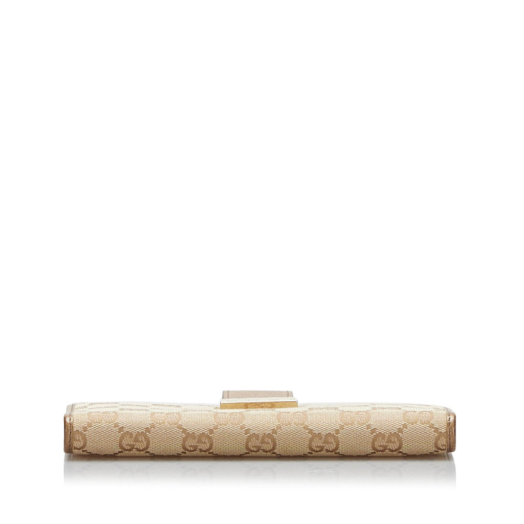 Gucci GG Canvas Long Wallet (SHG-gzModk)
