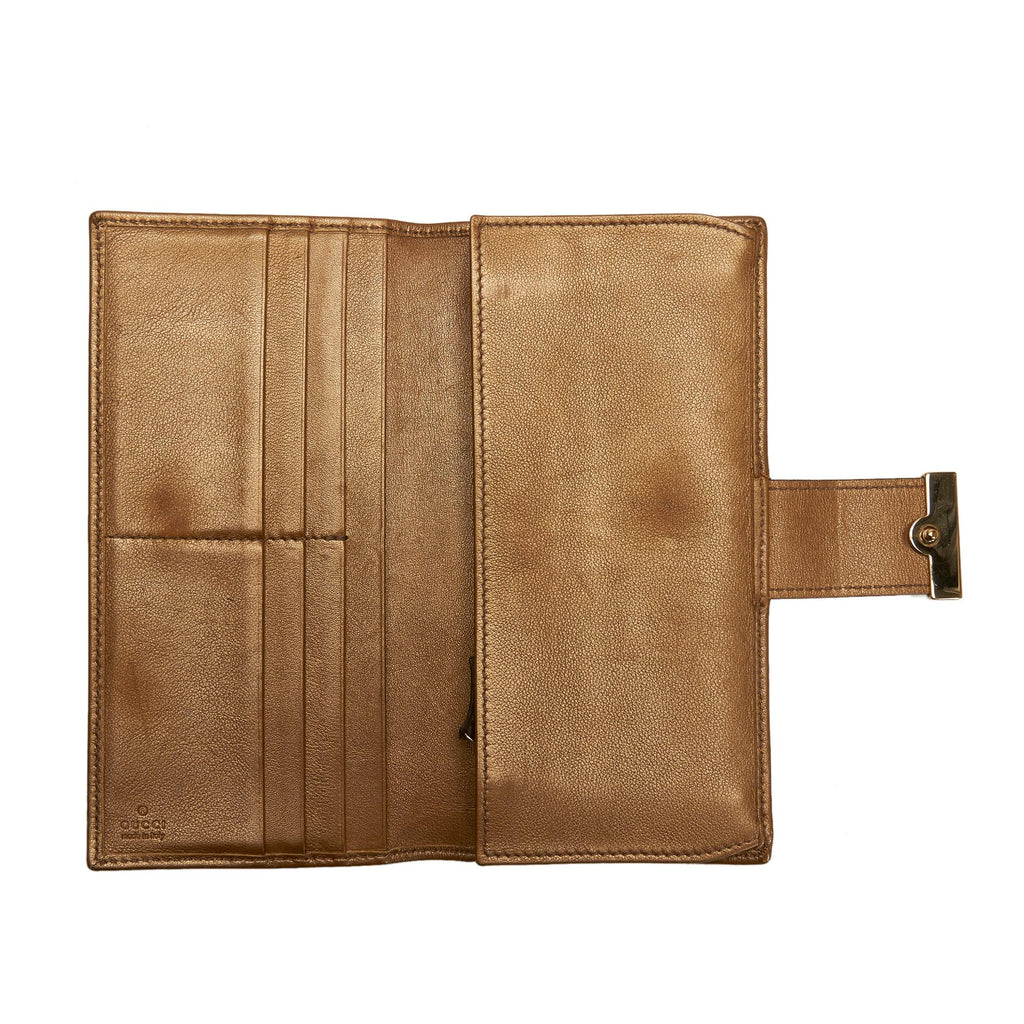 Gucci GG Canvas Long Wallet (SHG-gzModk)