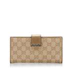 Gucci GG Canvas Long Wallet (SHG-gzModk)
