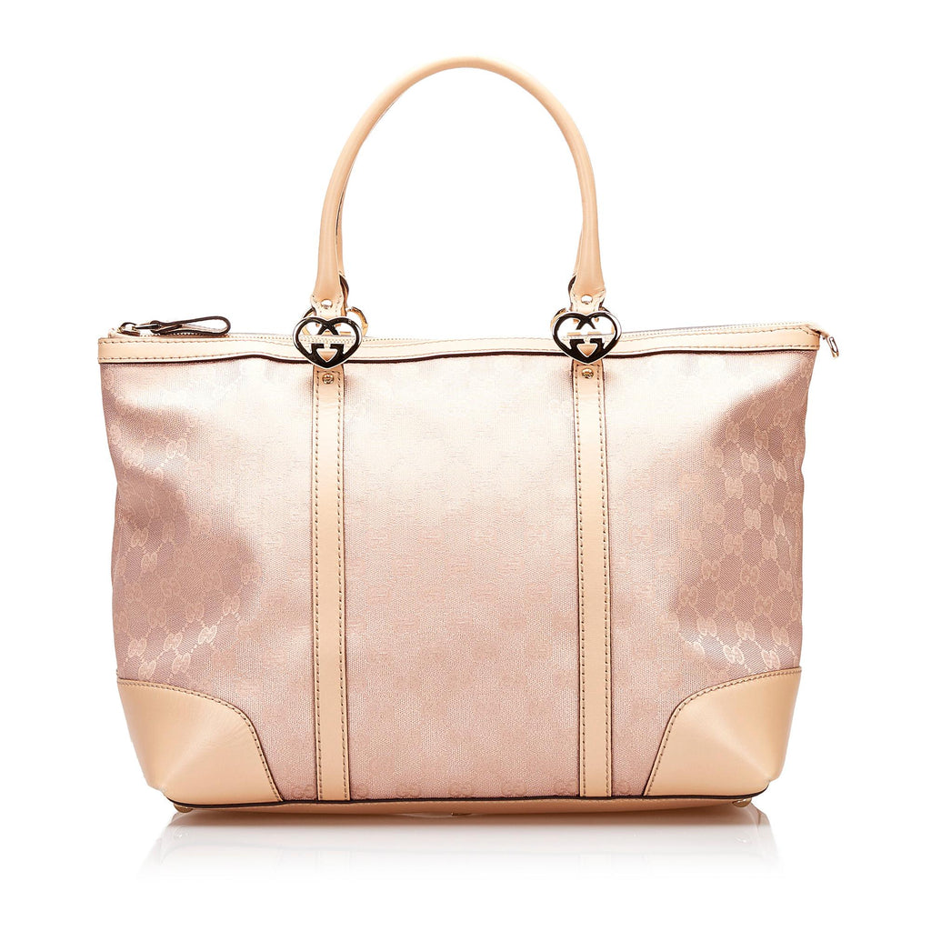 Gucci GG Canvas Lovely Tote Bag (SHG-35508)