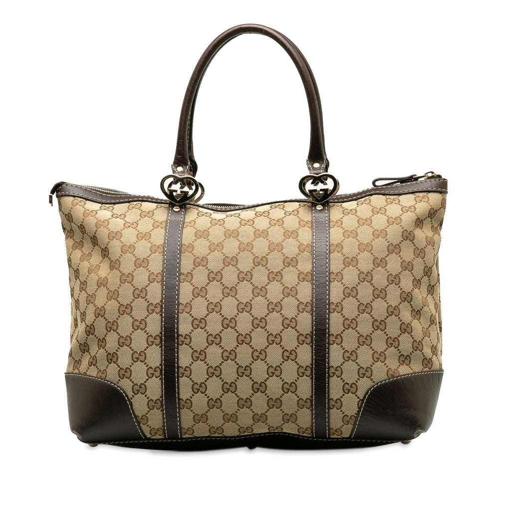 Gucci GG Canvas Lovely Tote Bag (SHG-r7dnS7)