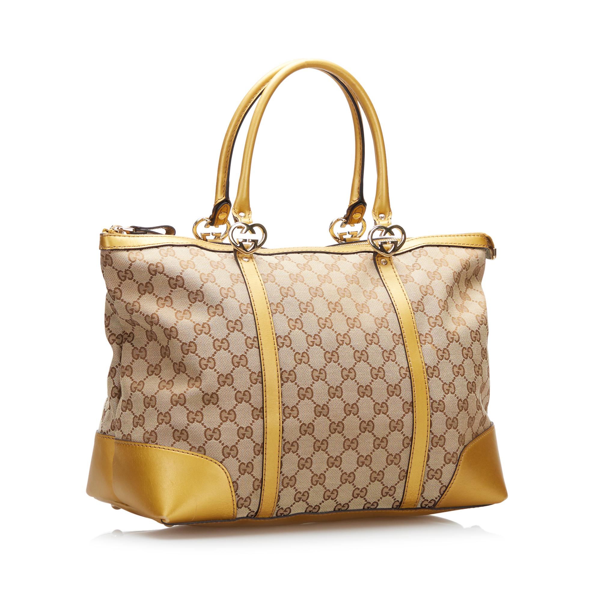 Gucci GG Canvas Lovely Tote (SHG-ekbP7z)
