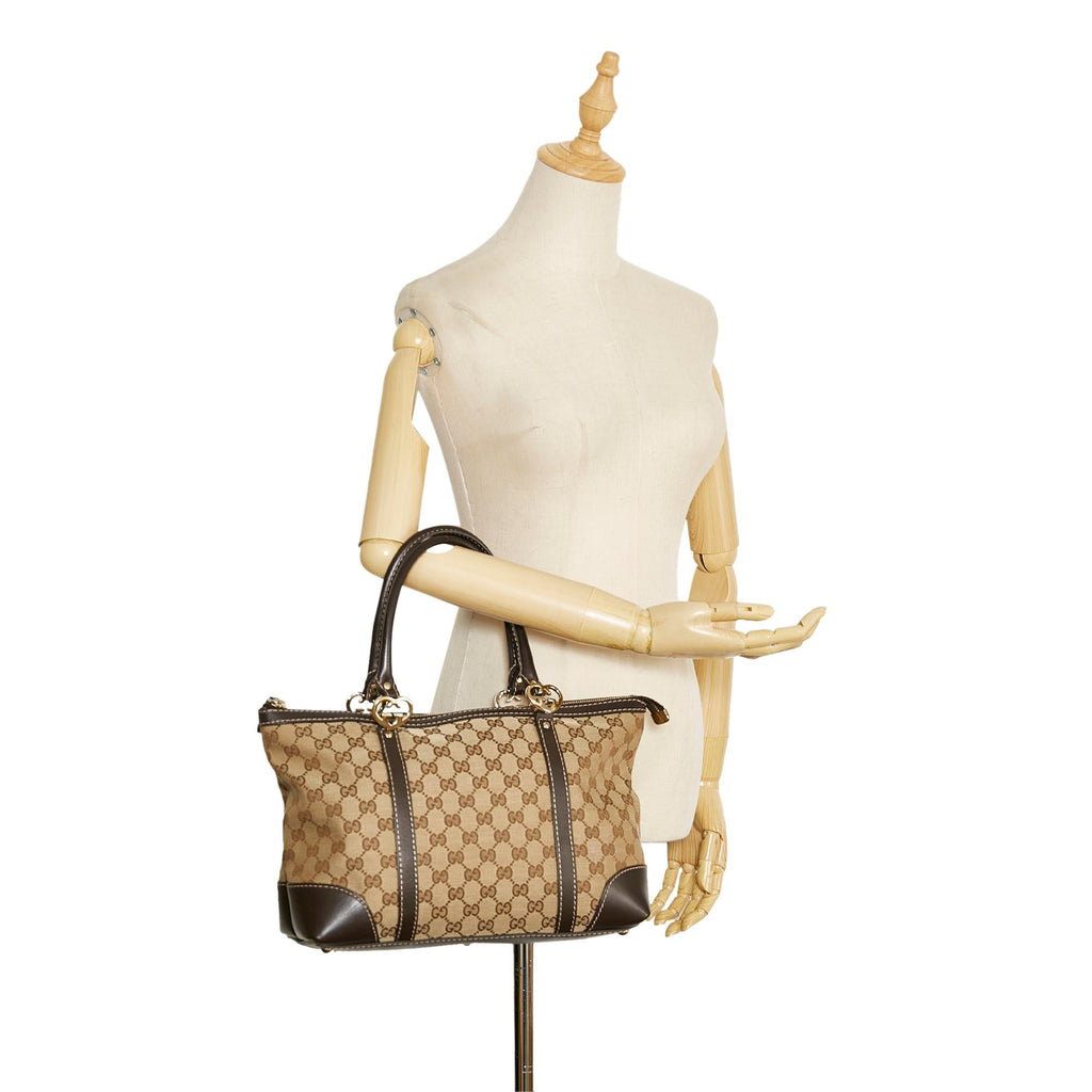 Gucci GG Canvas Lovely Tote (SHG-fLvgkB)