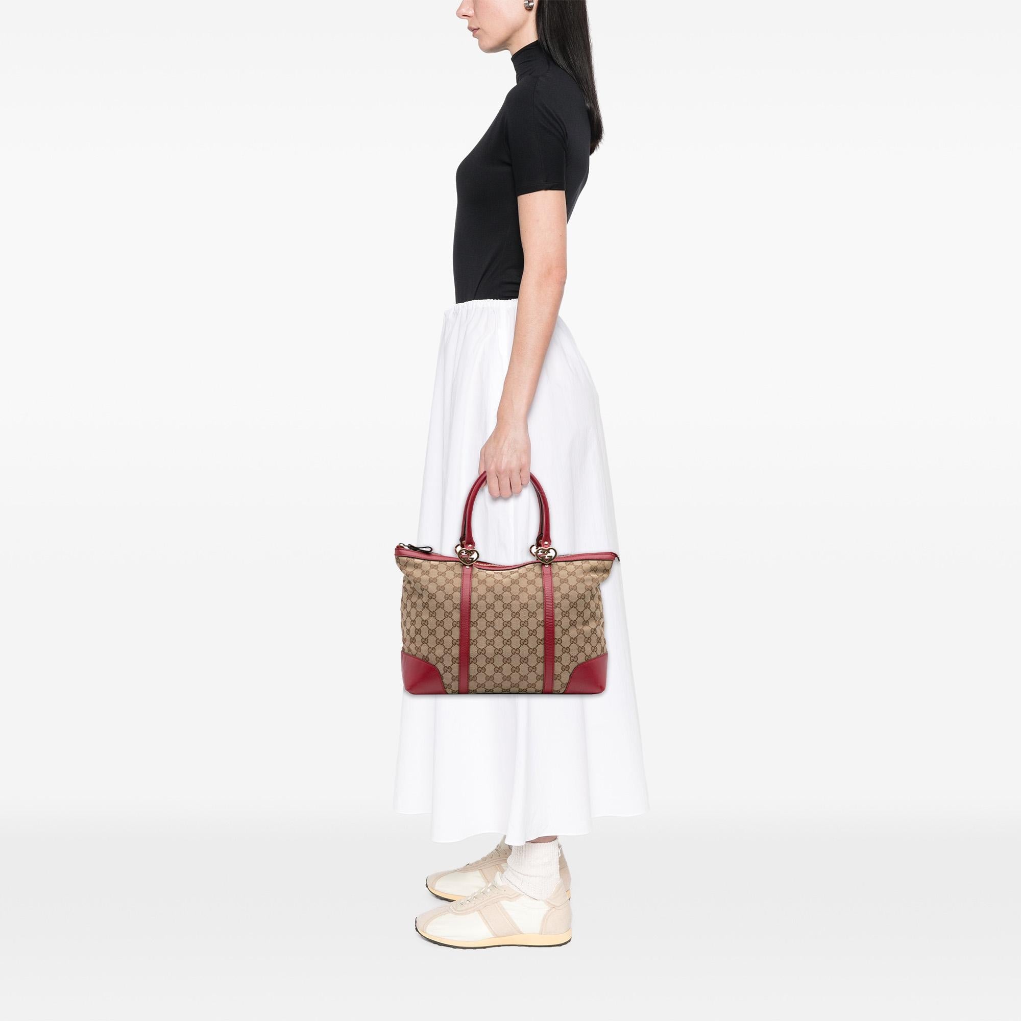Gucci GG Canvas Lovely Tote