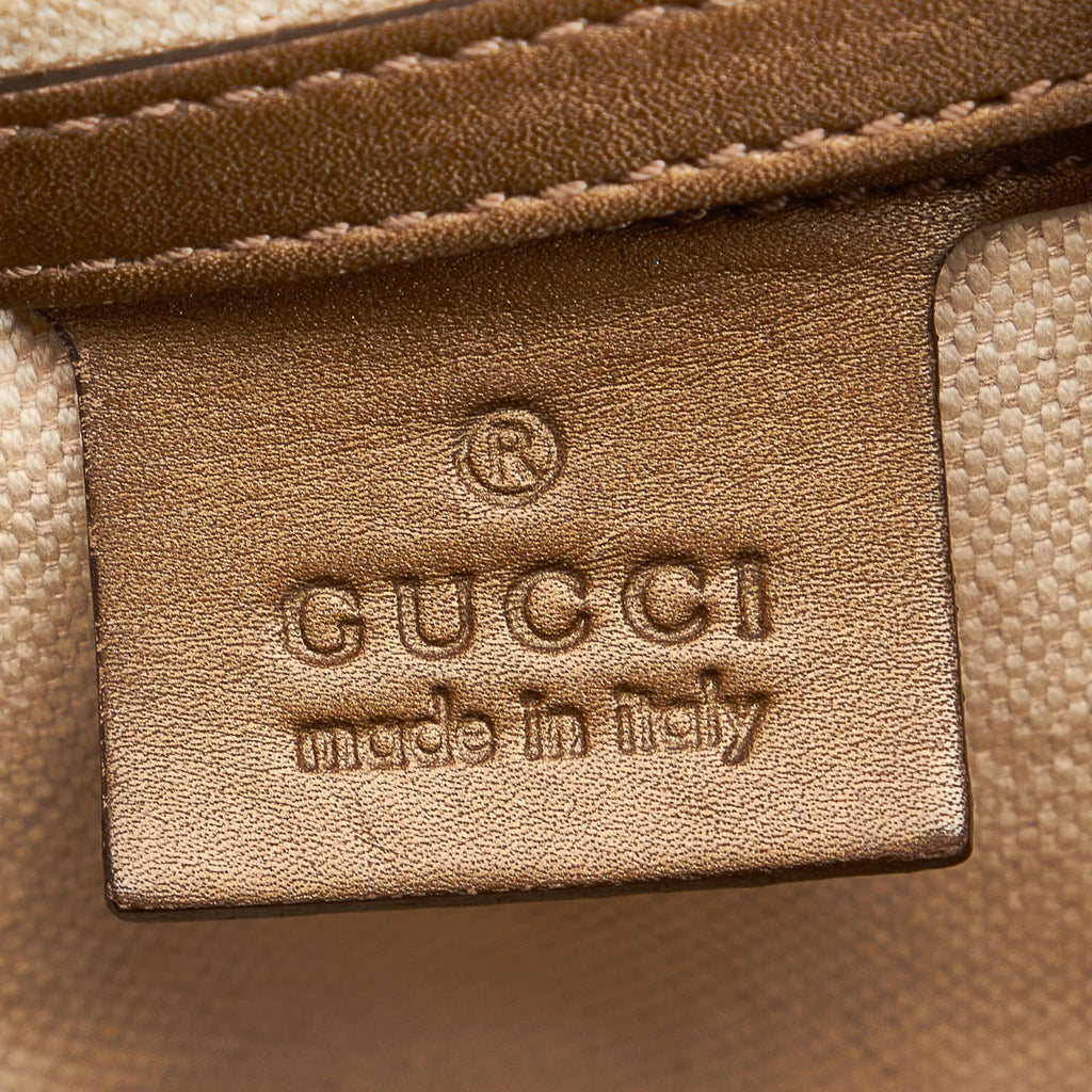 Gucci GG Canvas Lurex Heart Bit Tote Bag (SHG-31986)