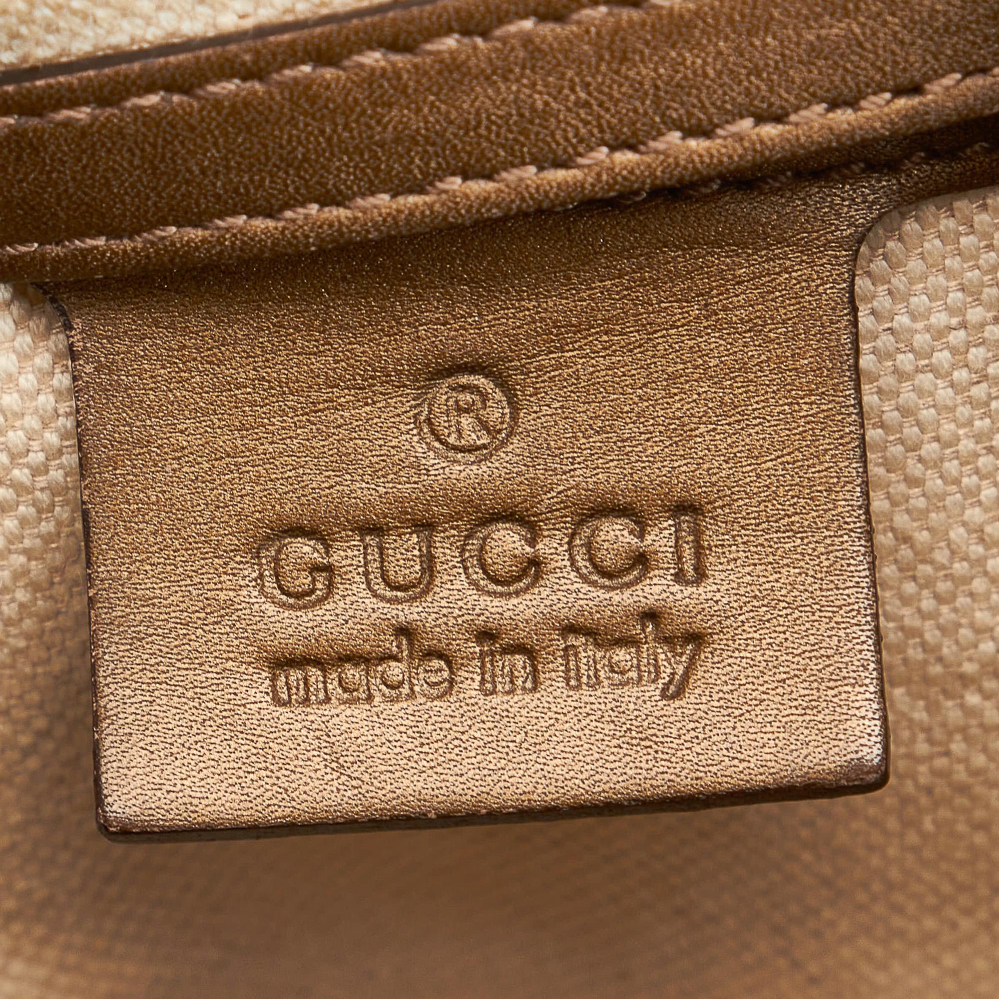 Gucci GG Canvas Lurex Heart Bit Tote Bag (SHG-31986)