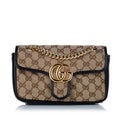 Gucci GG Canvas Marmont Crossbody Bag (SHG-29247)