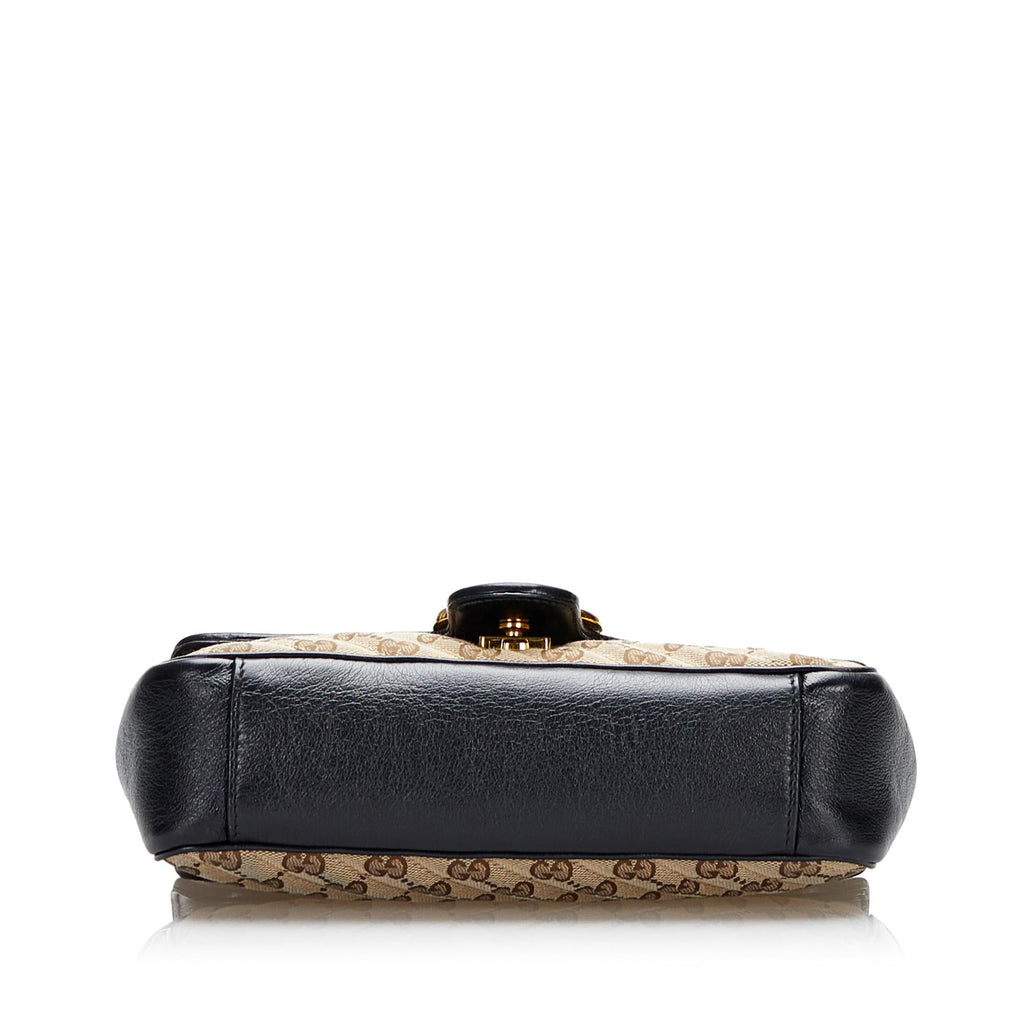 Gucci GG Canvas Marmont Crossbody (SHG-2wAlnW)