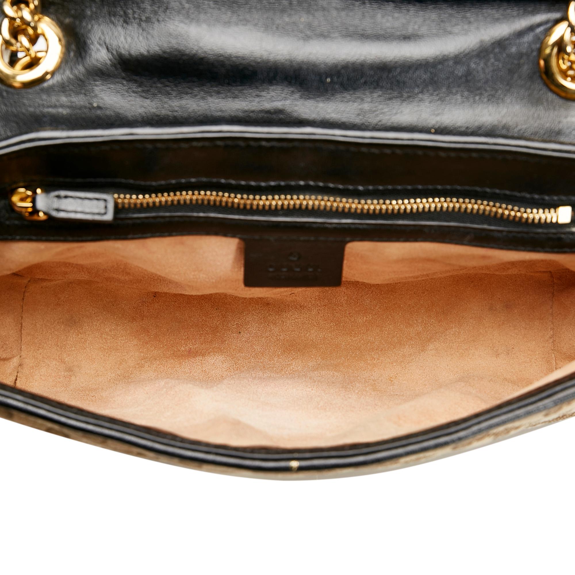 Gucci GG Canvas Marmont Crossbody (SHG-2wAlnW)
