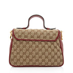 Gucci GG Canvas Marmont Small Top Handle Bag (SHF-WYqDum)