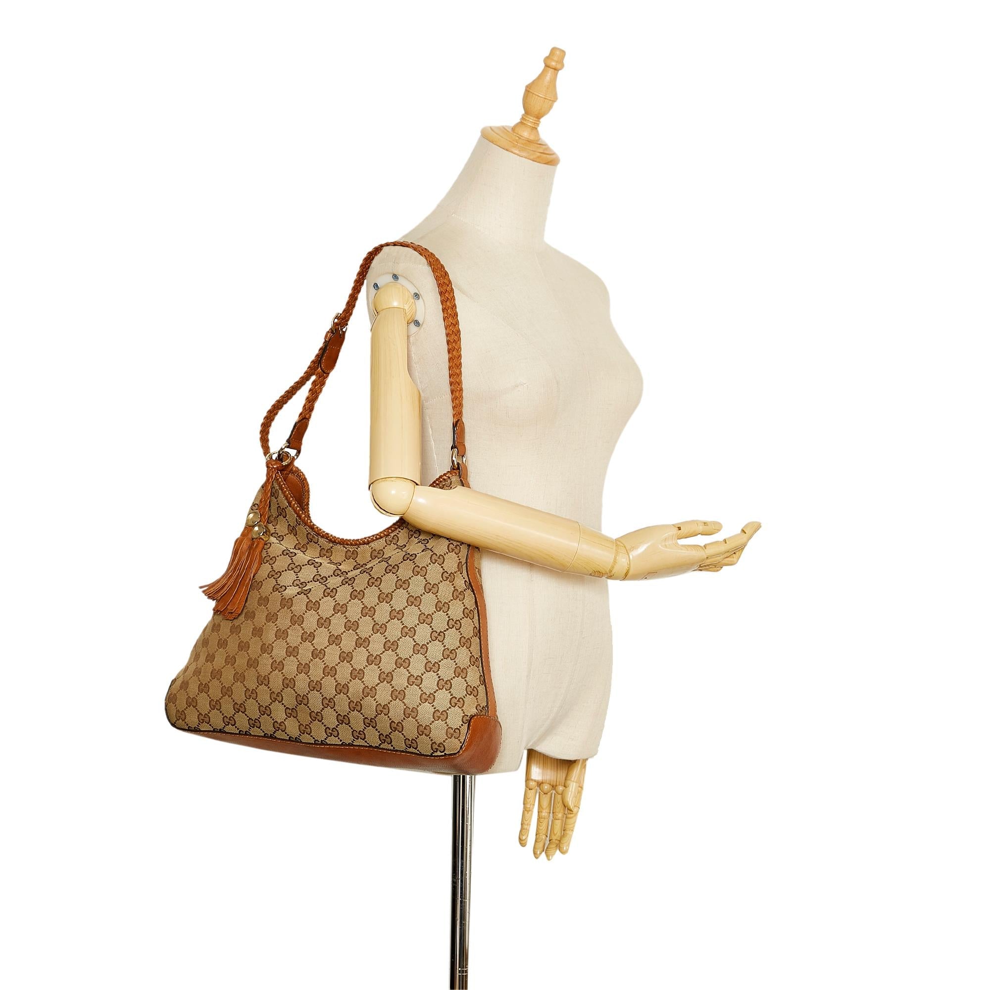 Gucci GG Canvas Marrakech Shoulder Bag (SHG-a9sICN)