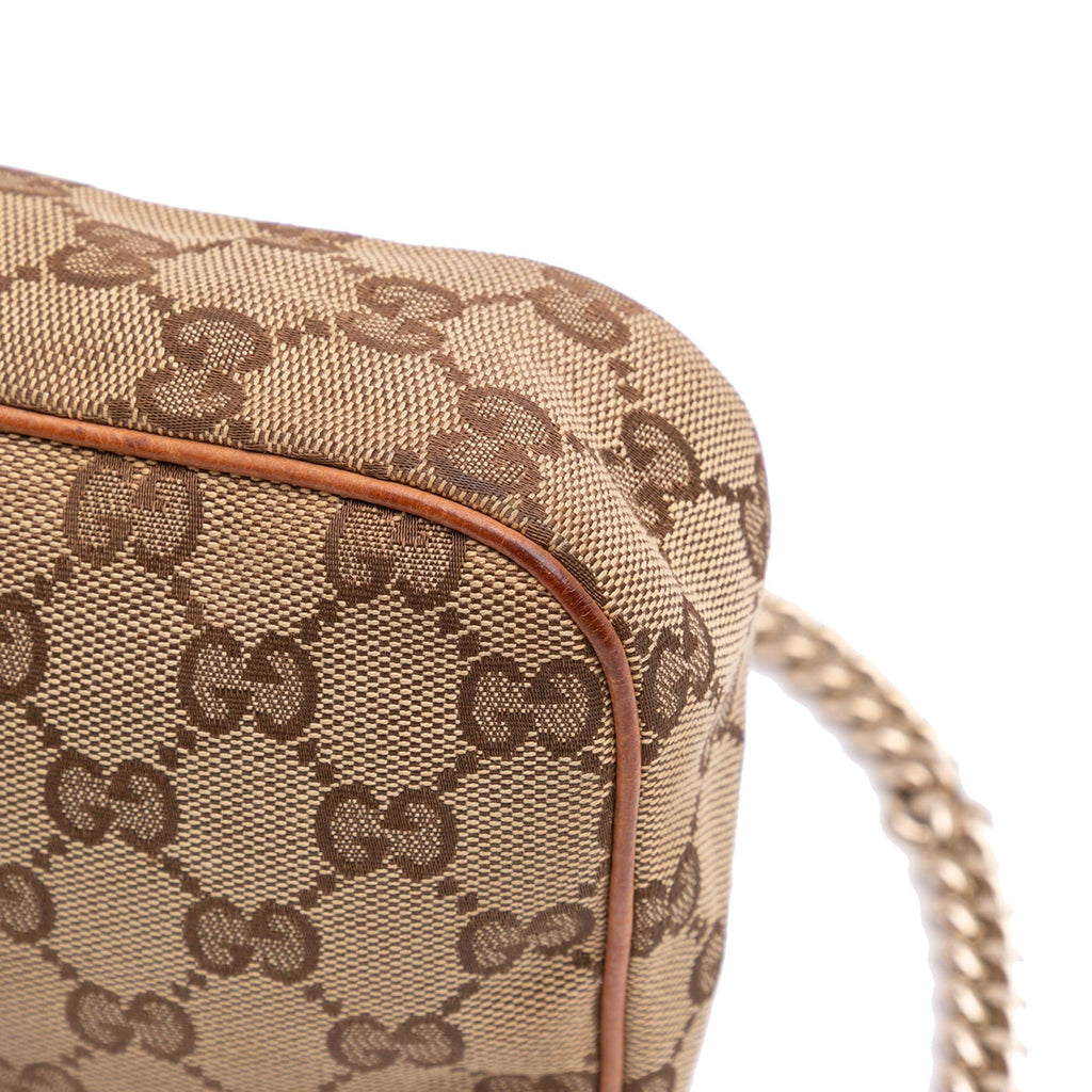 Gucci GG Canvas Marrakech Shoulder Bag