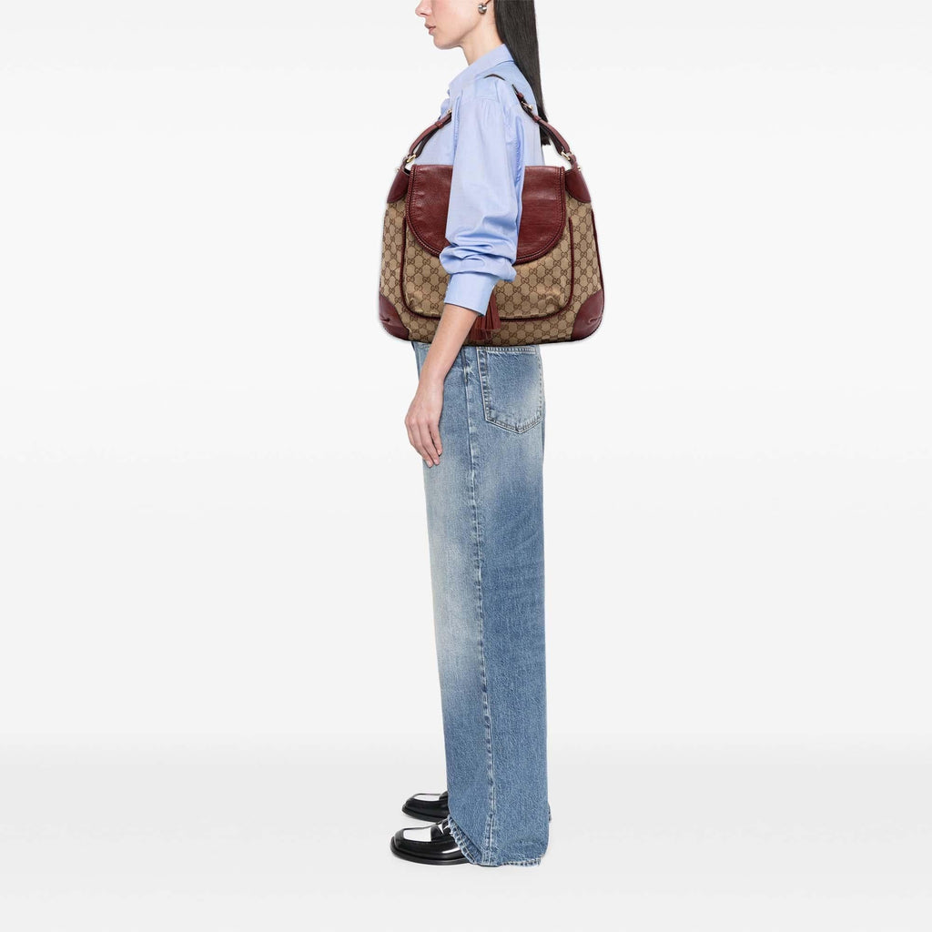 Gucci GG Canvas Marrakech Shoulder Bag